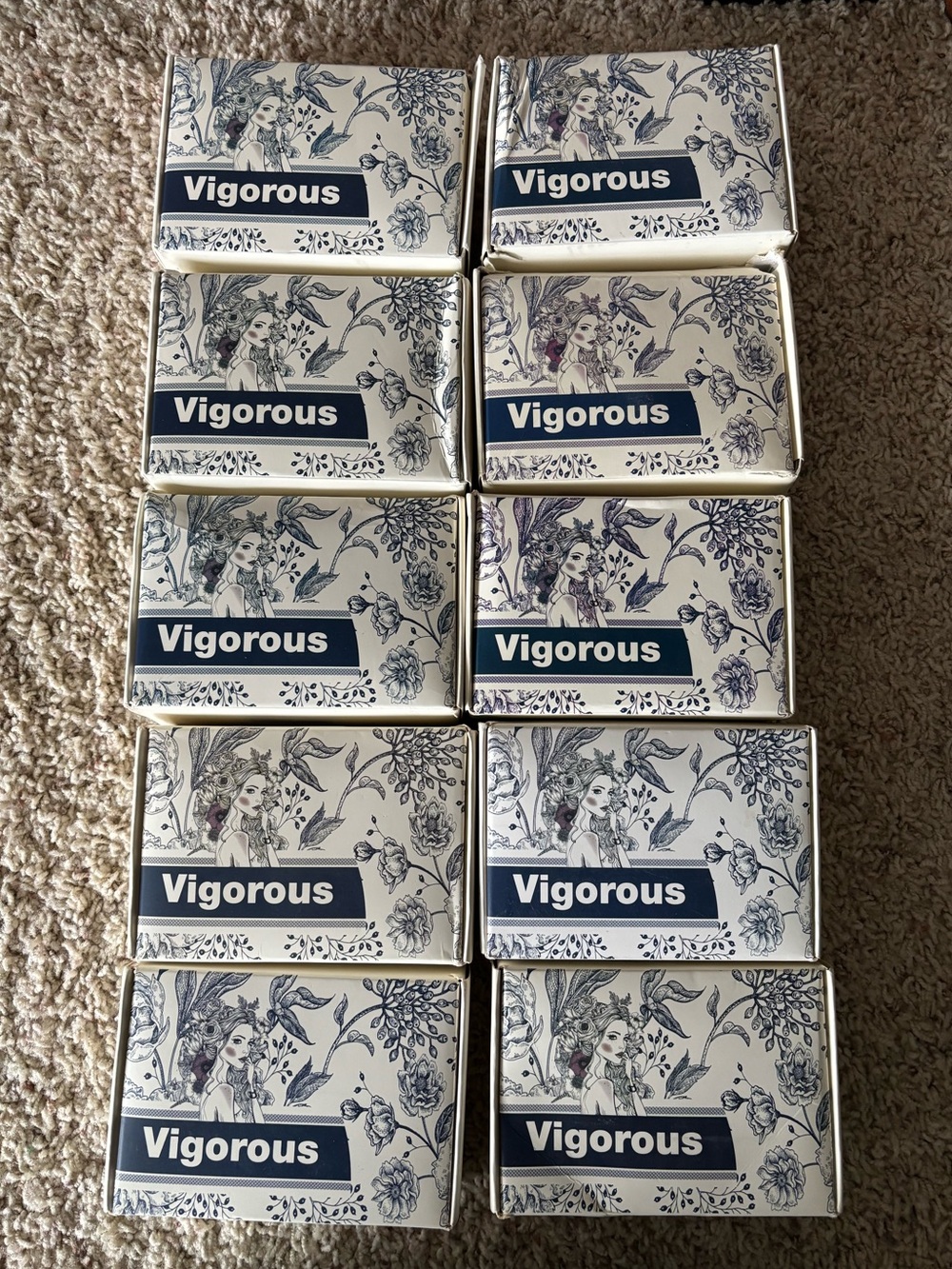 Lot of 10 Vigorous Hair Extensions - assorted colors